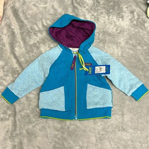 Baker by Ted Baker - NWT - Kids full length zipped hoodie. 6-9 months